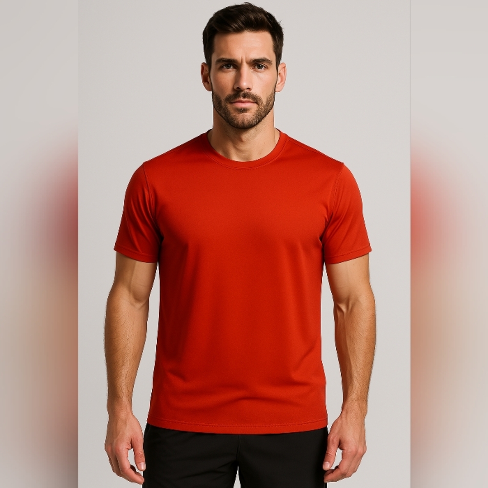 Pro Player Performance Moisture Wicking Tee Shirt Red Large